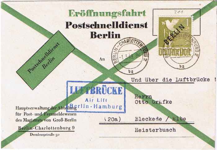 Postschnelldienst Berlin
